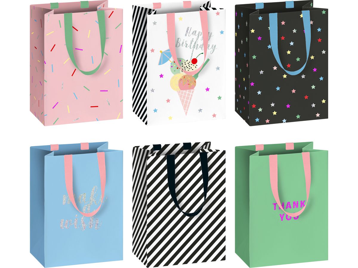 STEWO Geschenktasche Gelato 2541520360 weiss 10x8x14cm (7630050881880)