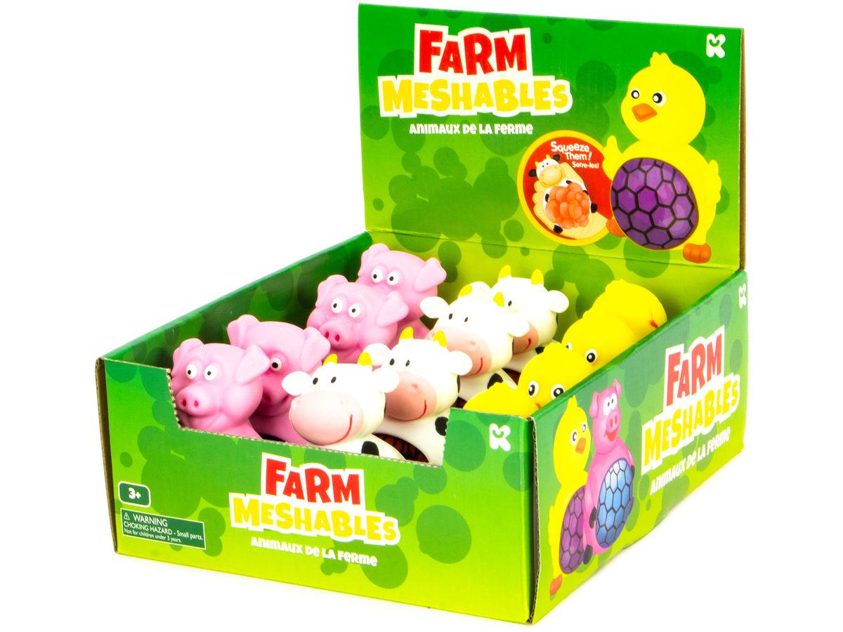 ROOST Farm Squeezy Meshables NV316 3 assortiti (5037832308573)