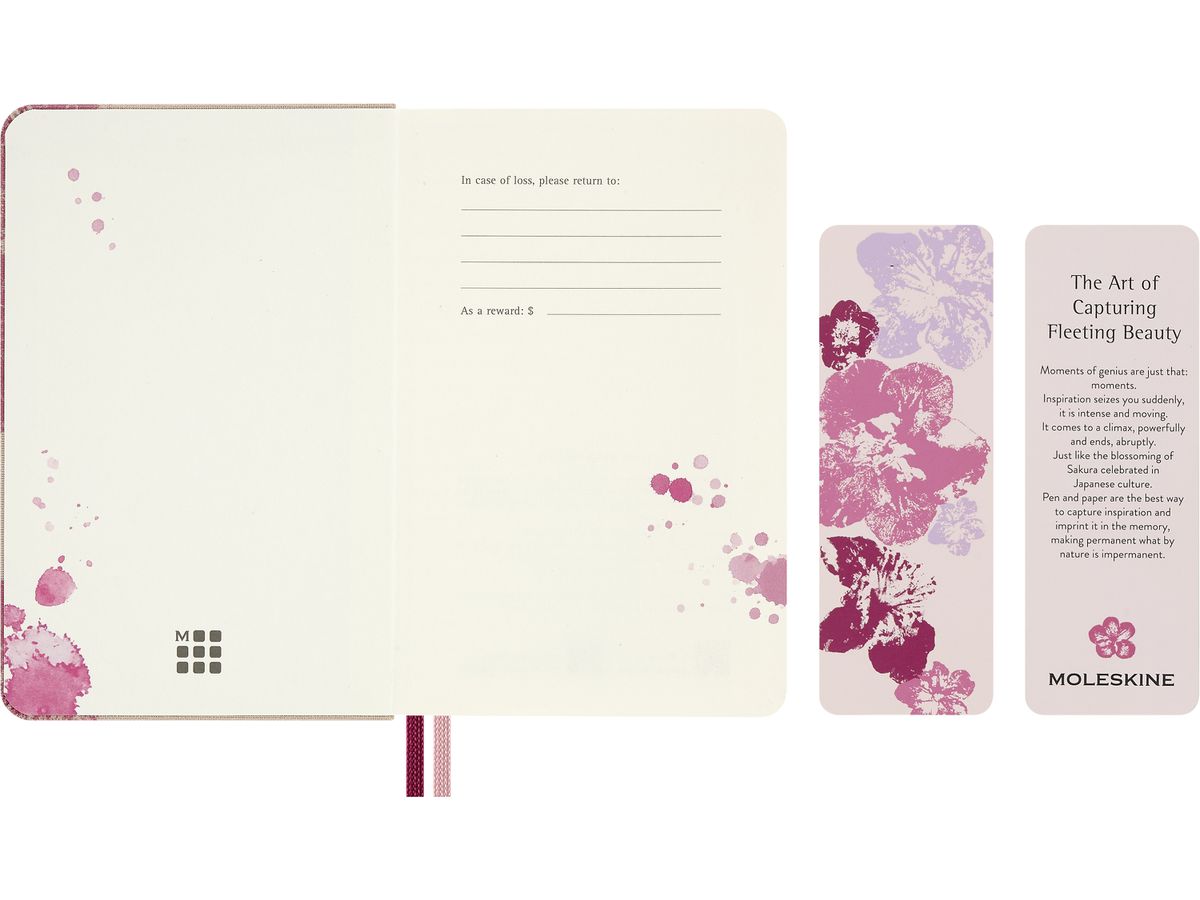 MOLESKINE Carnet Sakura L/A6 999278564 ligné multicolore (8056999278564)