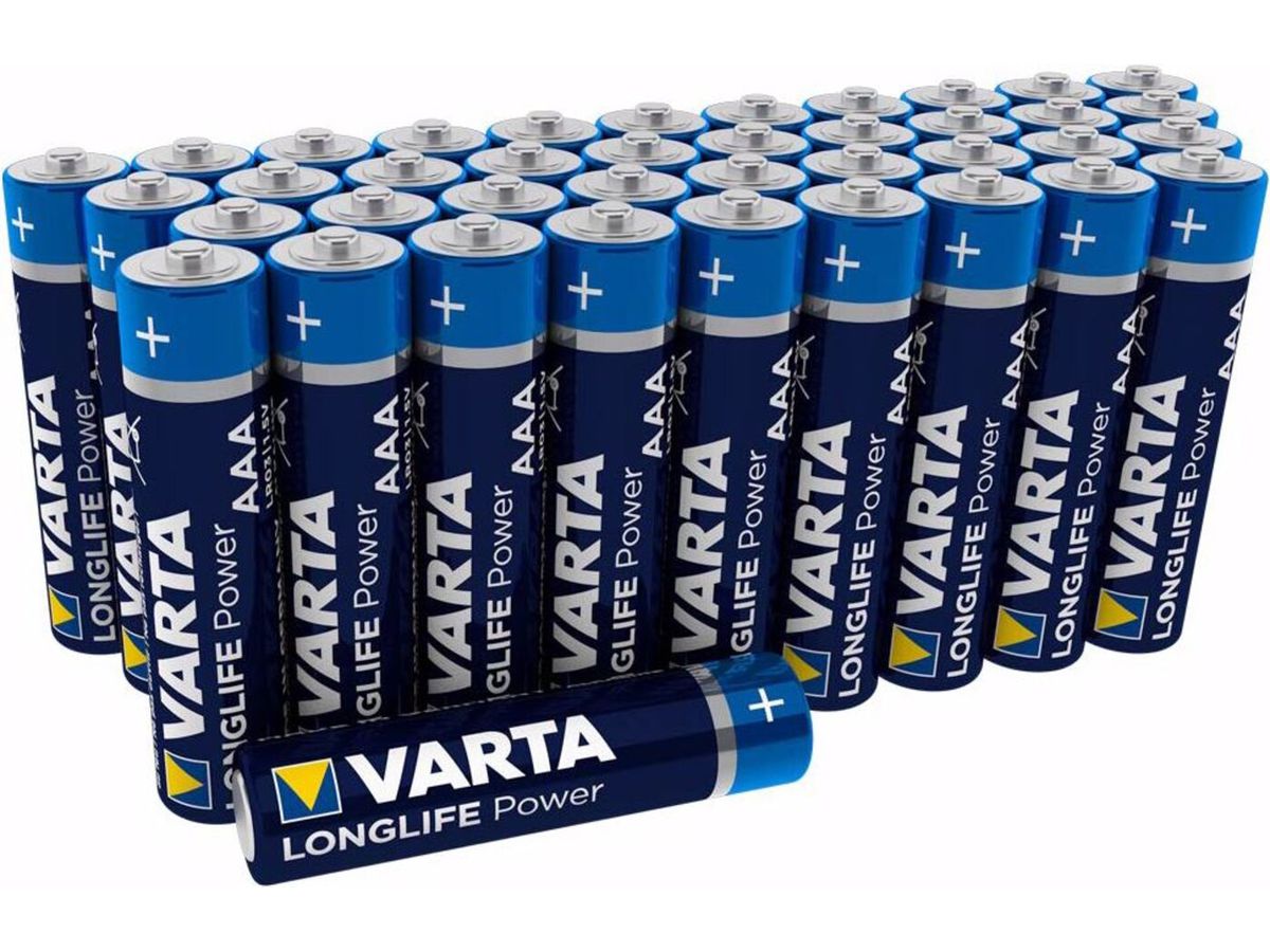 VARTA Batterie Longlife Power 4903121194 LR03/AAA 40er-Blister (4008496987917)
