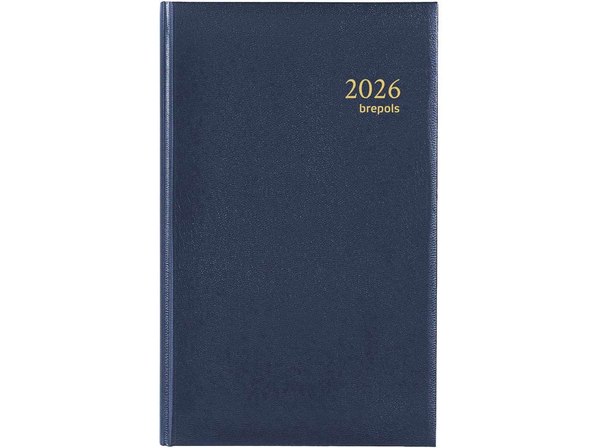 BREPOLS Agenda Brefix 16 Lima 2026 0.016.1256 1T/1S blau 11.3x18.2cm (5412303005654)