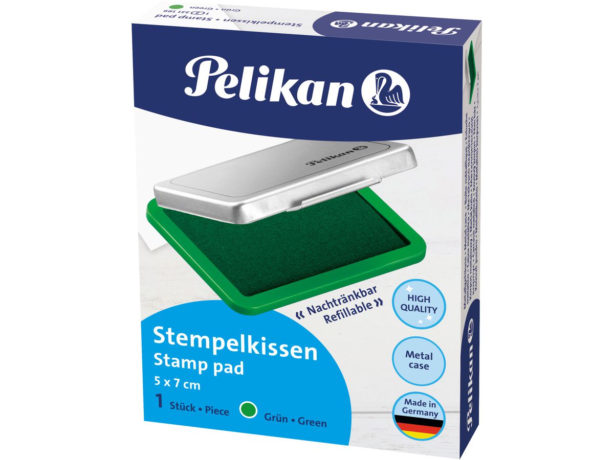 PELIKAN Tampon encreur métal vert 331199 No.3 7x5cm (4012700331199)