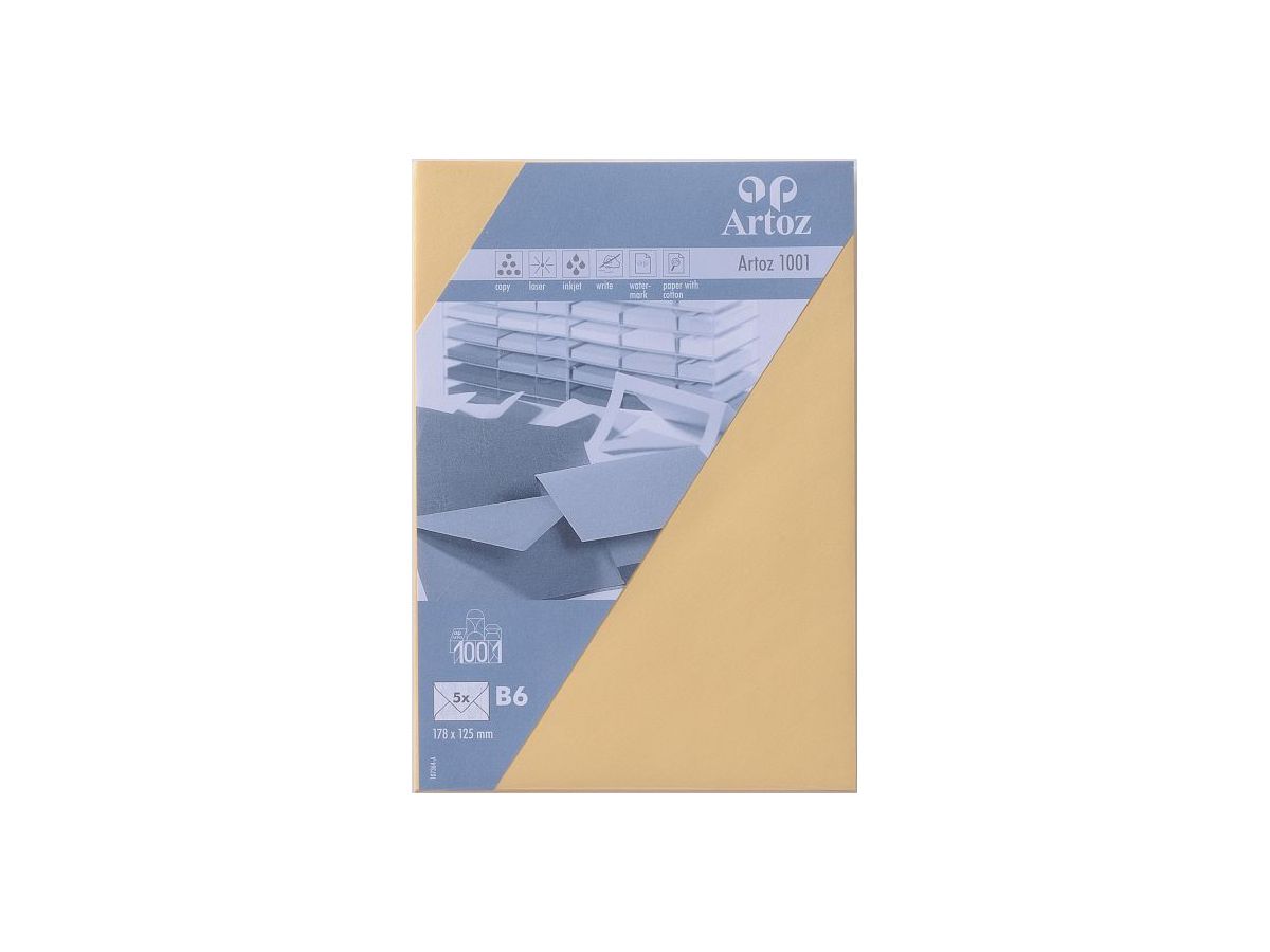 ARTOZ Couverts 1001 B6 107364182 100g, honiggelb 5 Stück (7612450249194)