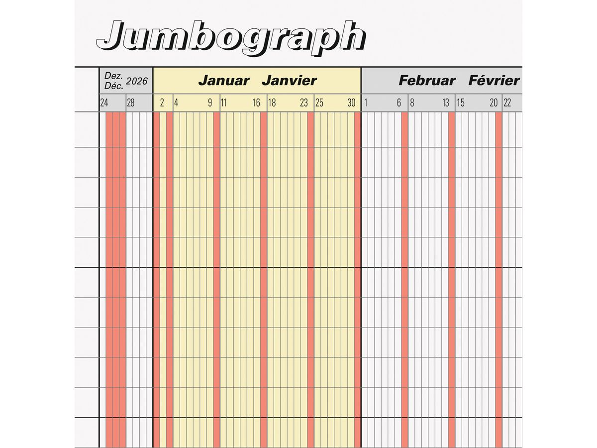 BRUNNEN Leporello vacanze 2027 1070134007 DE/FR 65x30cm (4061947141856)