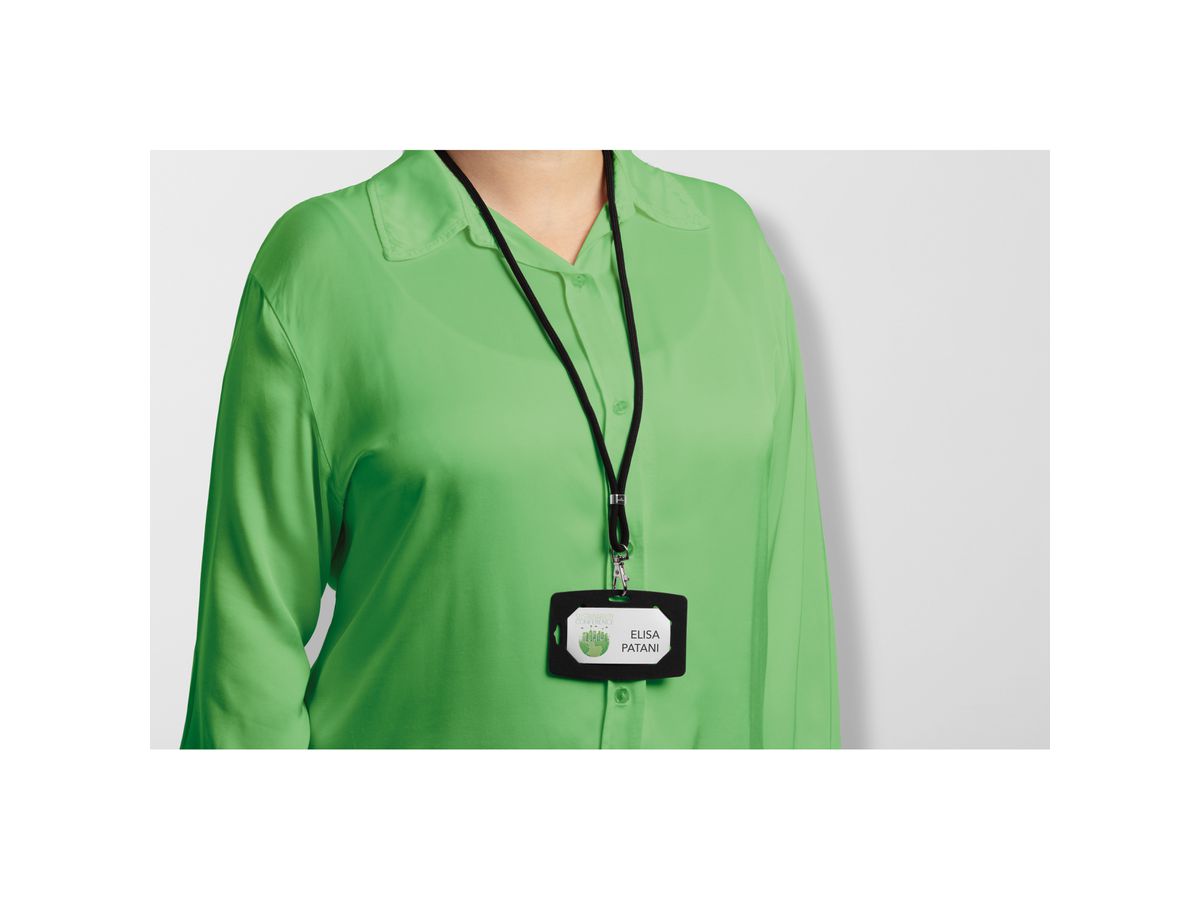 DURABLE Nastro tessile rPET 824101 con moschettone 10 pezzi (4005546740980)