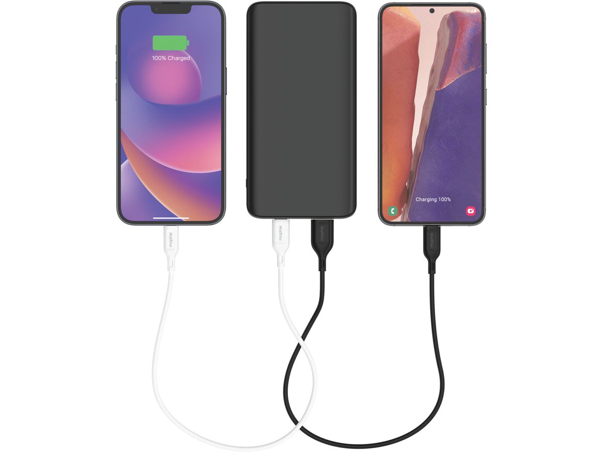 MOPHIE Powerbank 10'000mAh,20W 401111851 Black, 1xUSB-A, 1xUSB-C (0840056185630)