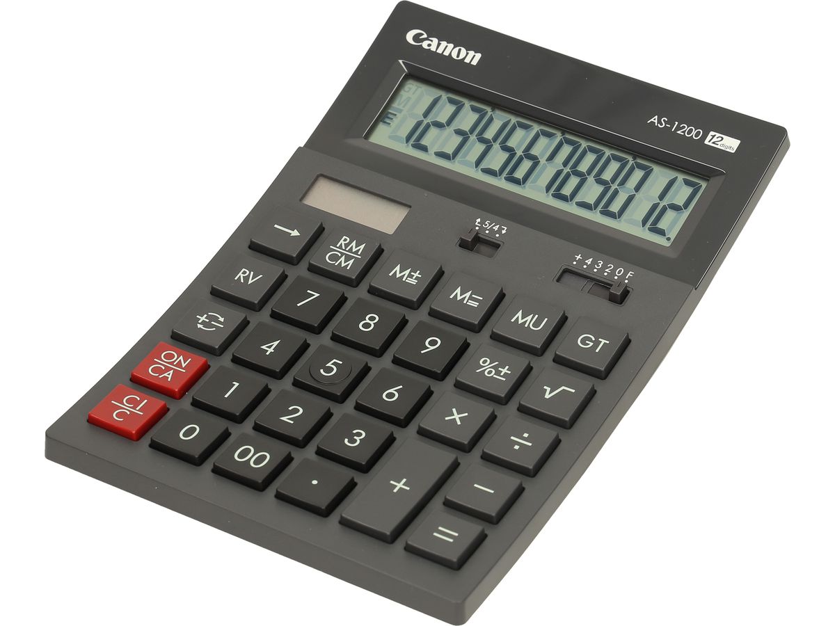 CANON Tischrechner CA-AS1200 12-stellig (4960999673677)