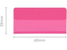 BIELLA Custodie trasparente 60x30mm 27360240U rosa 25 pzi. (7611365219148)