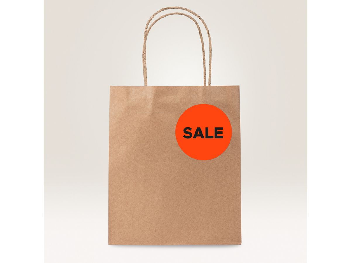 AVERY ZWECKFORM Etiketten 63,5mm L7670R-25 rot 300 Stück (4004182608401)