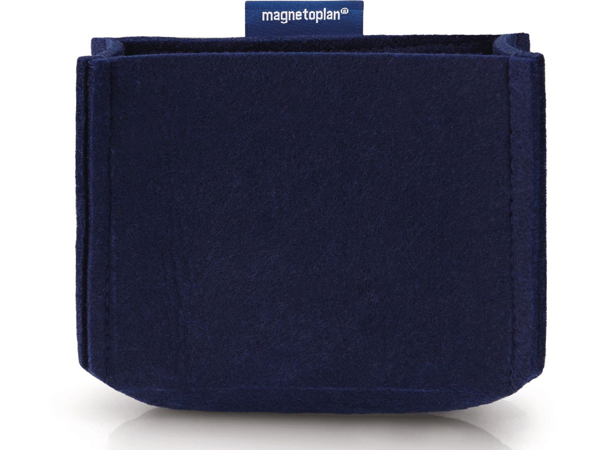 MAGNETOPLAN Stiftehalter magnetoTray M 1227714 blau, Filz recyceled (4013695062839)
