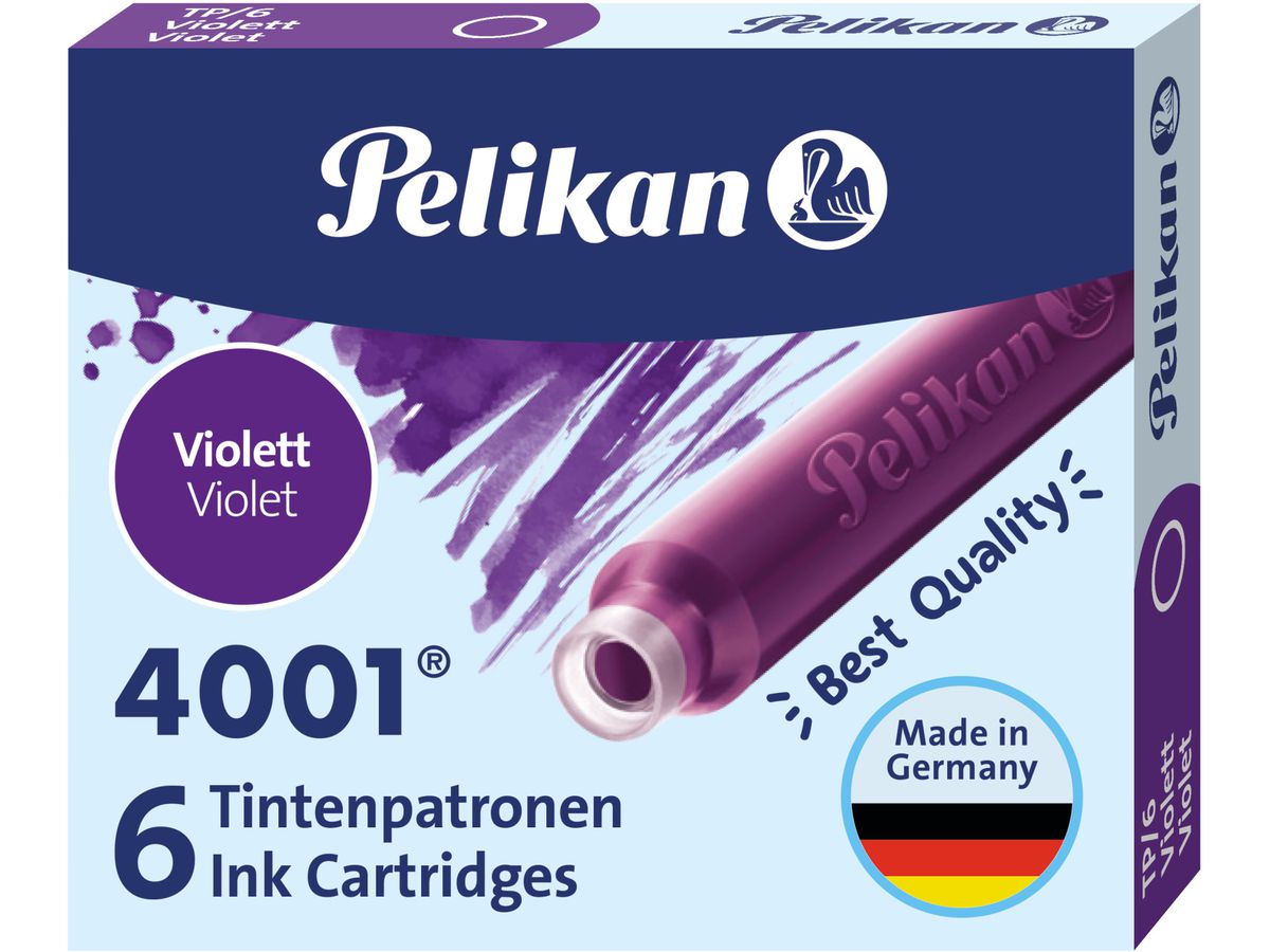 PELIKAN Encre 4001 TP/6 301697 violet 6 pcs. (4012700301697)