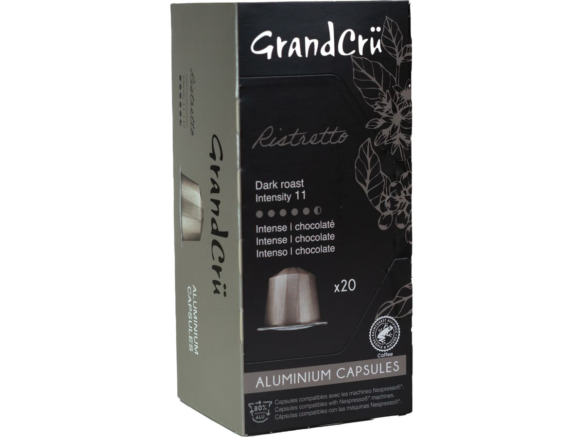 GRAND CRÜ Kaffeekapseln 10.01935 Ristretto 20 Stk. (3046401900997)