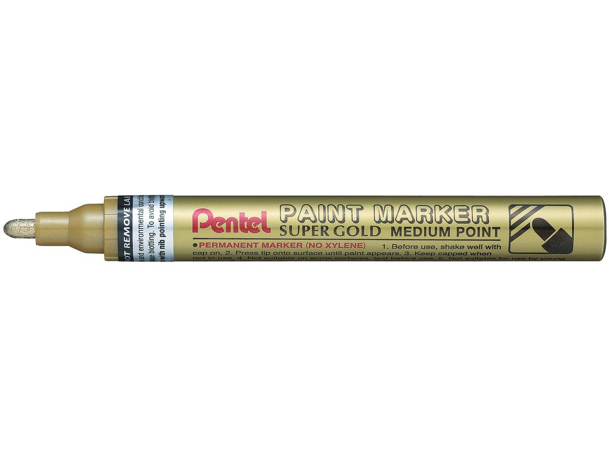 PENTEL Paint Marker 2,5mm MMP10X gold (0884851016843)