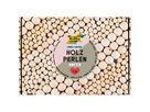 FOLIA Perles en bois natural 1000g 22991 Jumbo Pack, 1-1.8 cm (4001868140804)