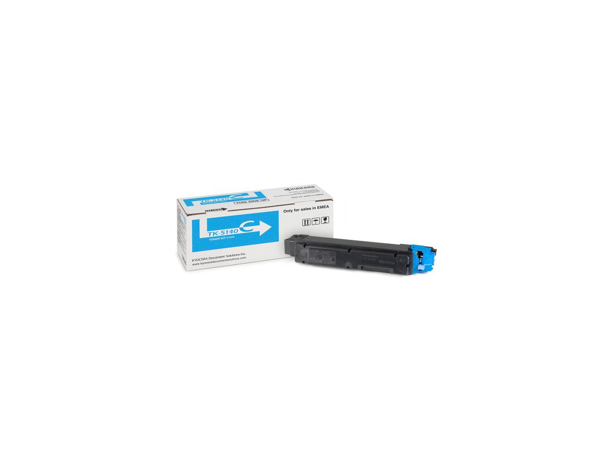 KYOCERA Modulo di toner cyan TK-5140C Ecosys P6130 5000 pagine (0632983034248)