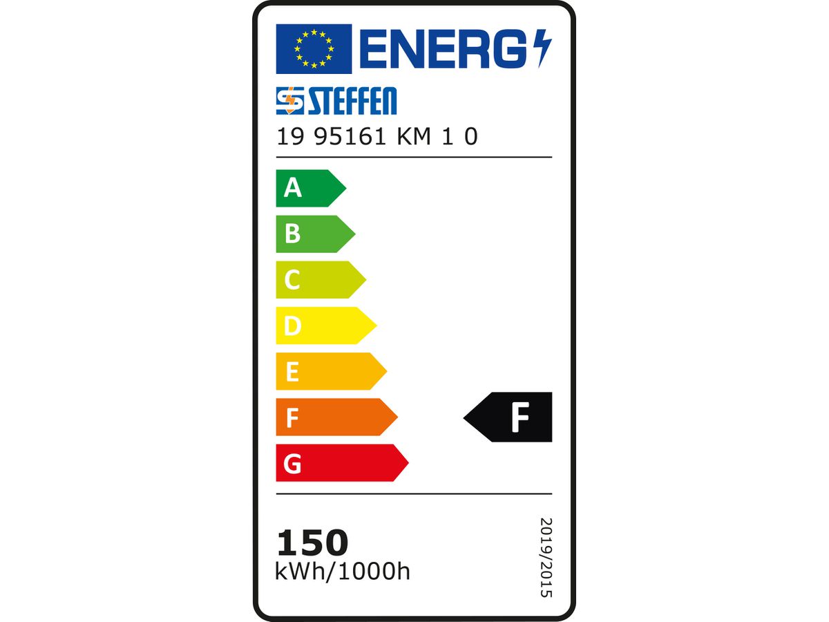 STEFFEN Lampada da lavoro LED 1995161KM10 giallo, 150W (7611007169725)
