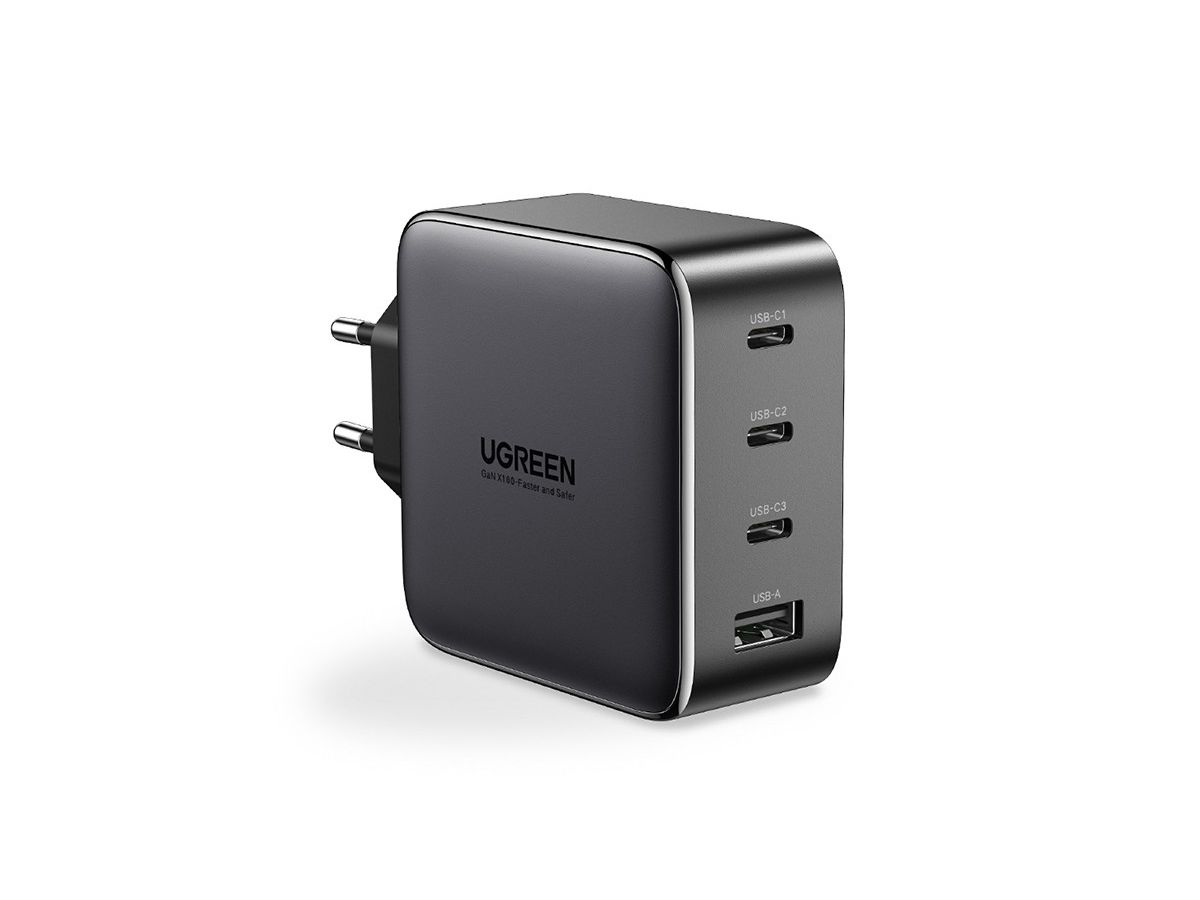 UGREEN USB Charger 100W 4-Port set 90575 PD GaN 3xUSB-C,1xUSB-A&cable (6957303895755)