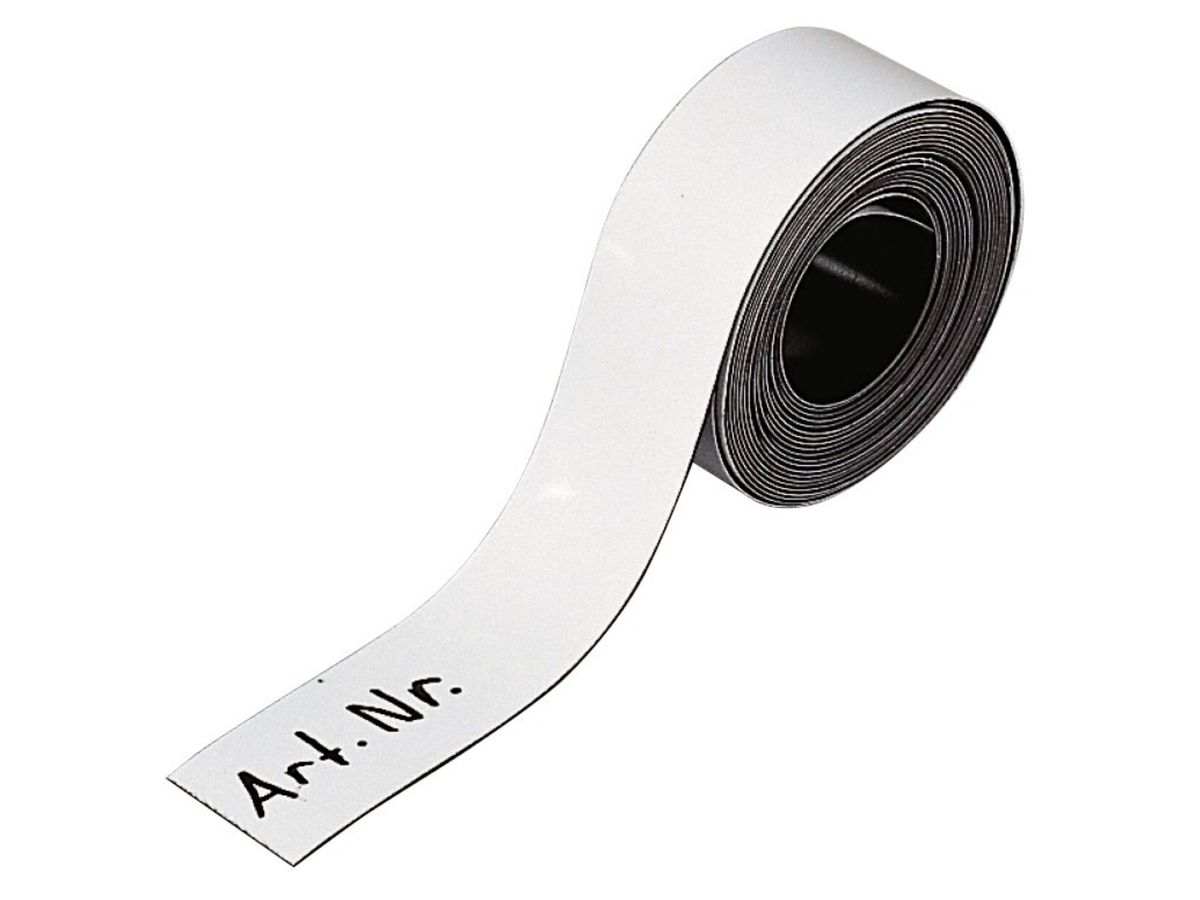 BEREC Nastro magnetica 25mmx3m MEB25 bianco (7640106621735)