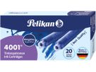 PELIKAN Cartouche d'encre TP/20 bleu 20 pcs. (4012700155023)