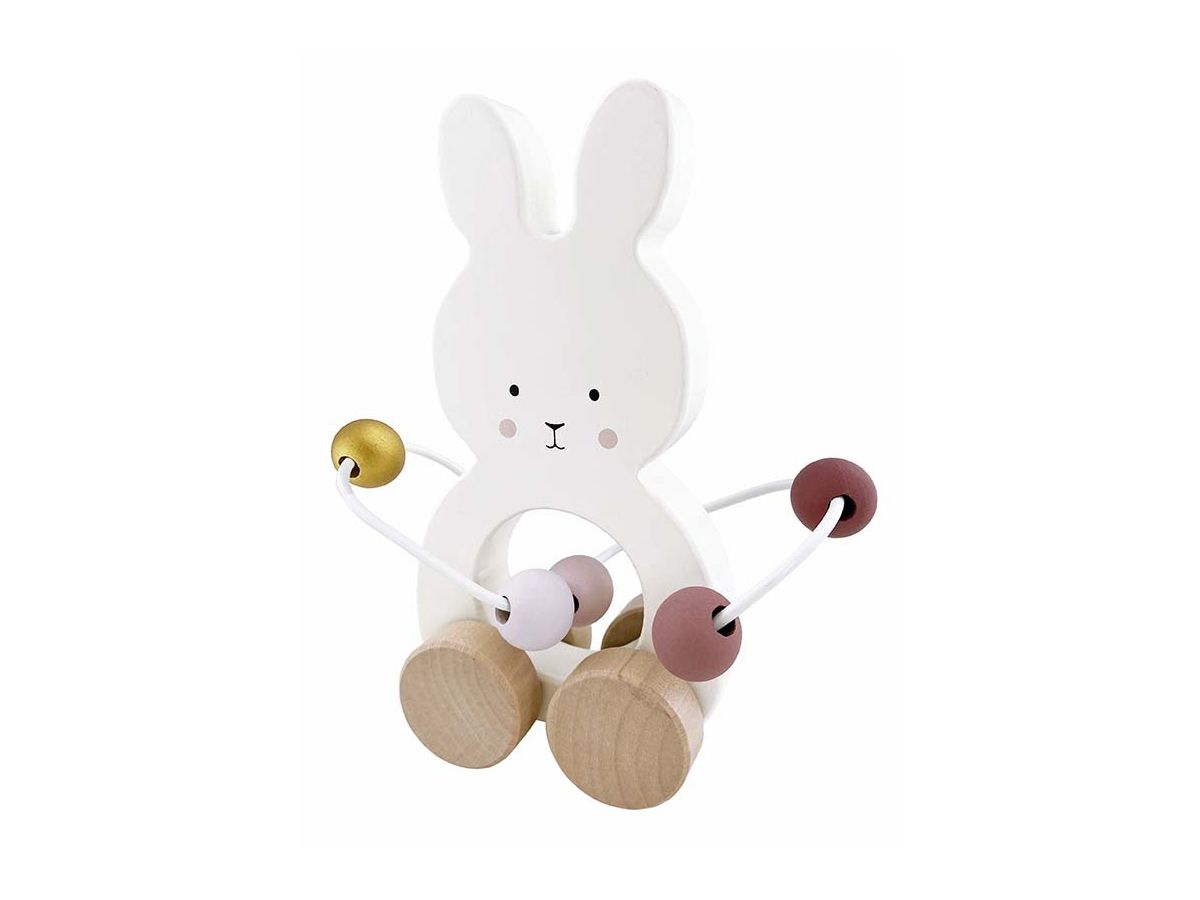 JABADABADO Pull Bunny C2531 with abacus 13x6x17cm (7332599025311)