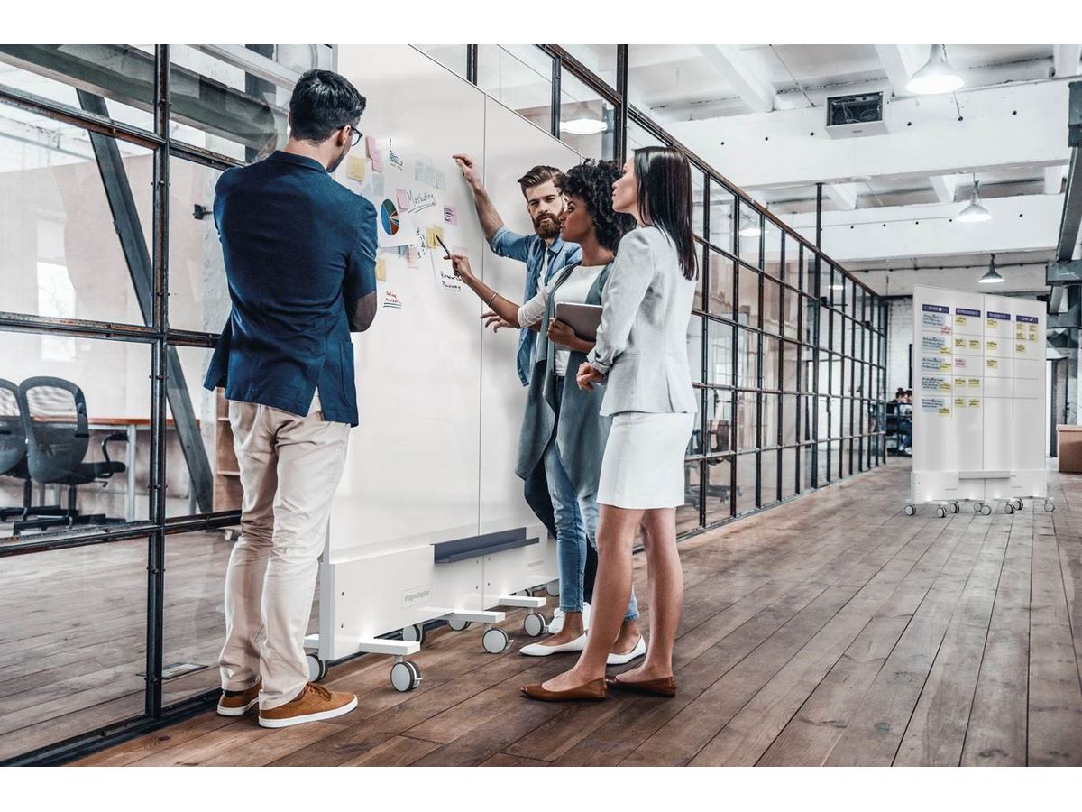 MAGNETOPLAN Infinity Wall mobile 1141100 double émailler 190x100x22cm (4013695060125)