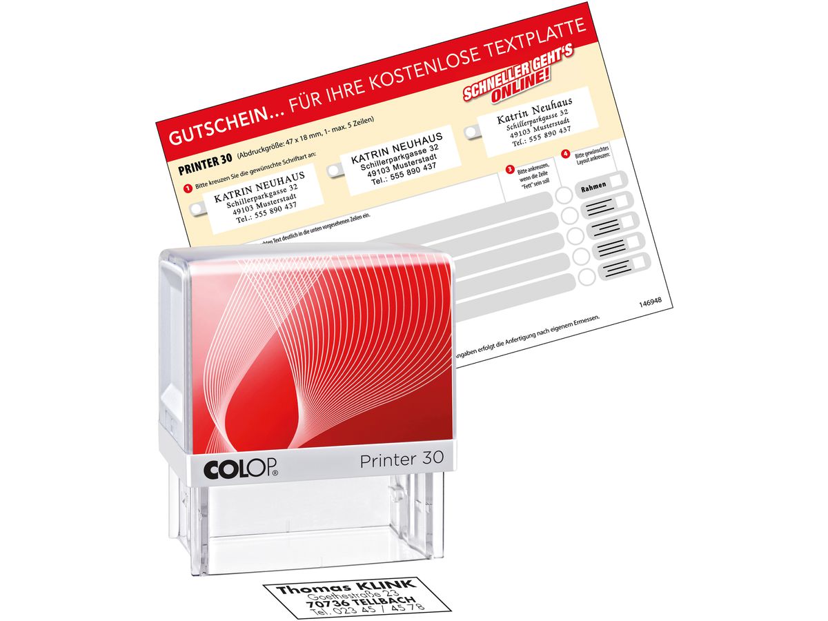 COLOP Timbro testo 30 G7 5 rige 18x47mm (9004362496366)