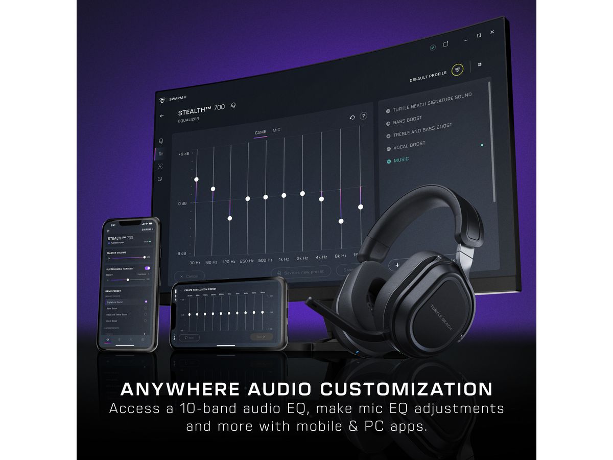 TURTLE BEACH Stealth 700 GEN3, Black TBS-3101-05 Wireless Headset for PS5 (0731855031009)