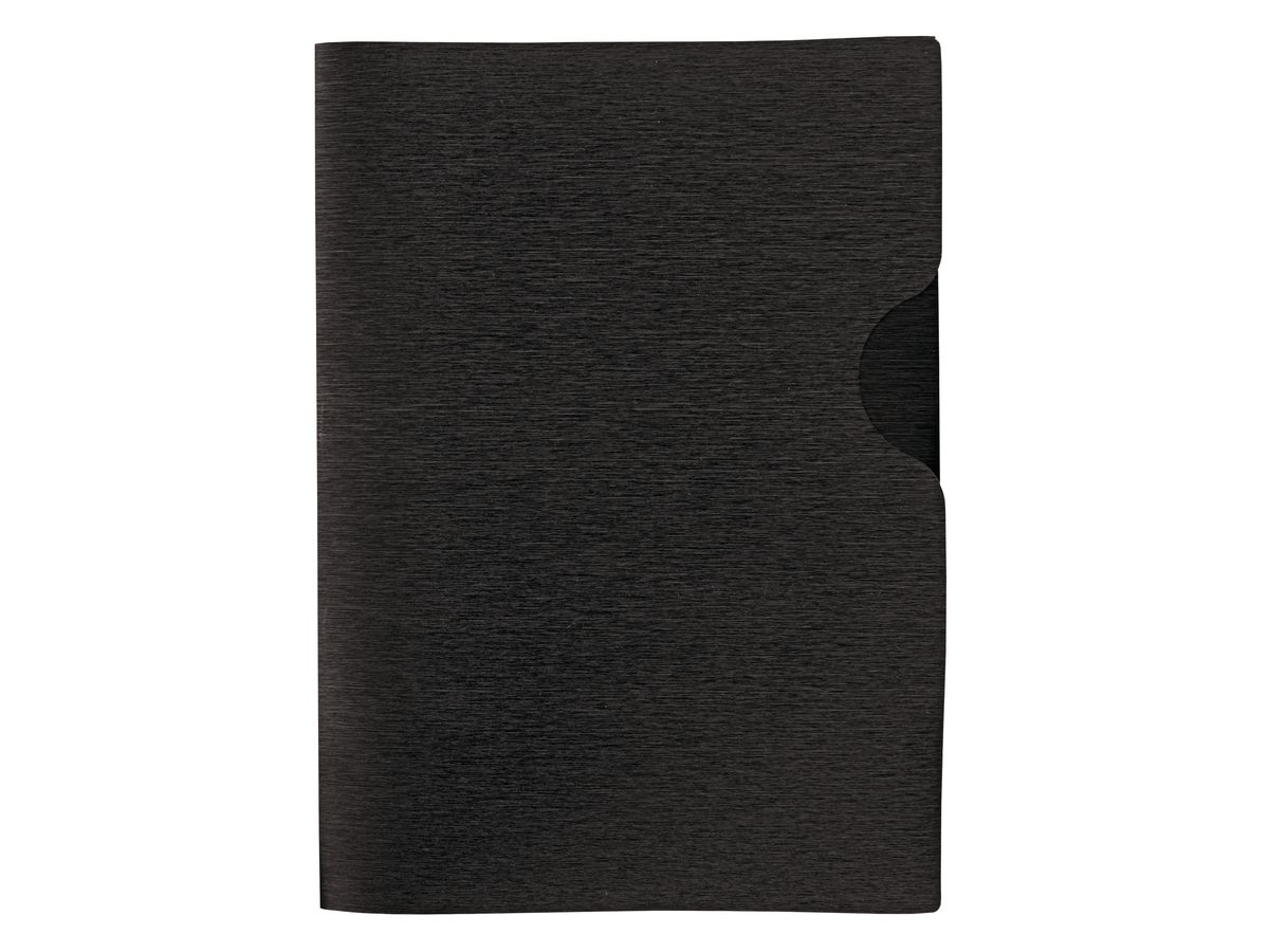 KOLMA Cartella present.LineaVerde A4 10.006.06 nero, PP, Sand, recycling (7611967100820)