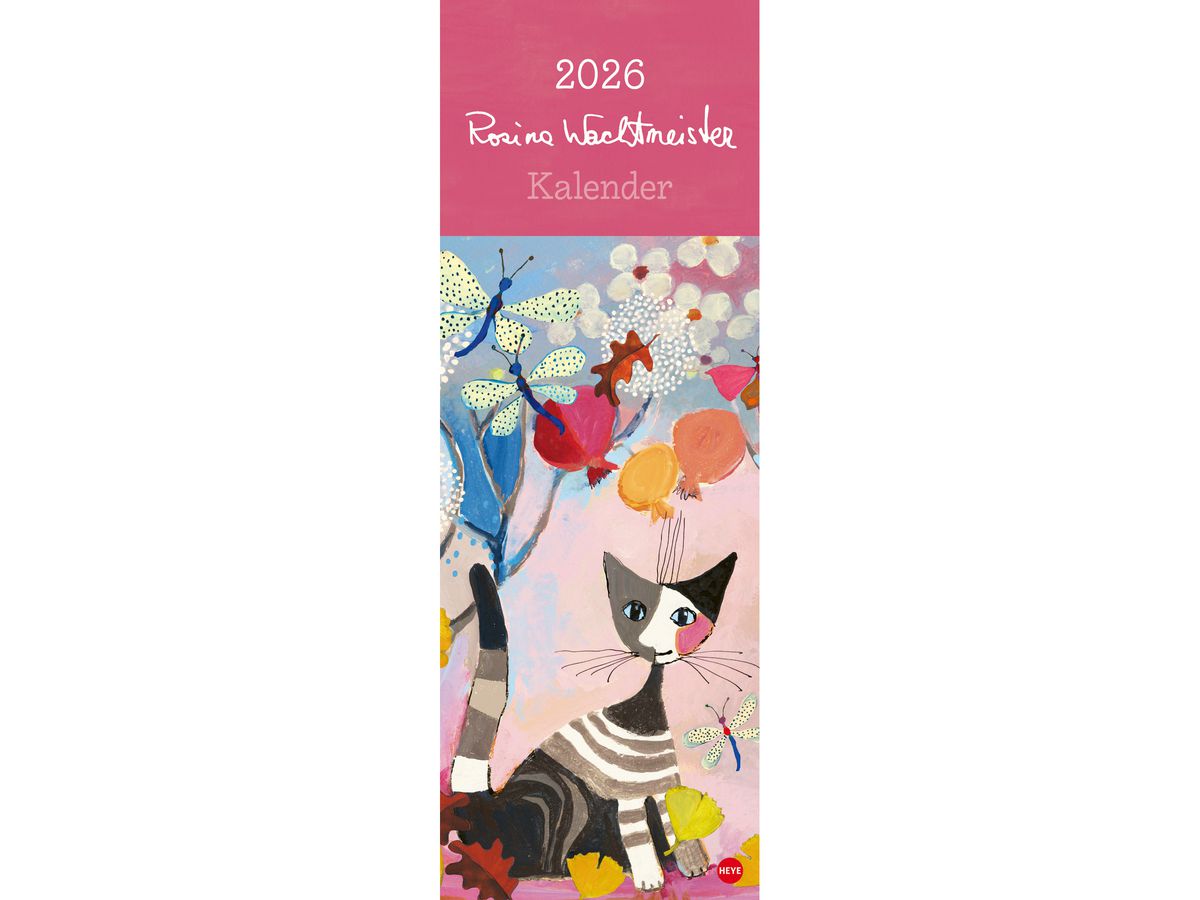 HEYE Calendario 2026 21890+26 R. Wachtmeister TE 24.5x69cm (9783756410699)
