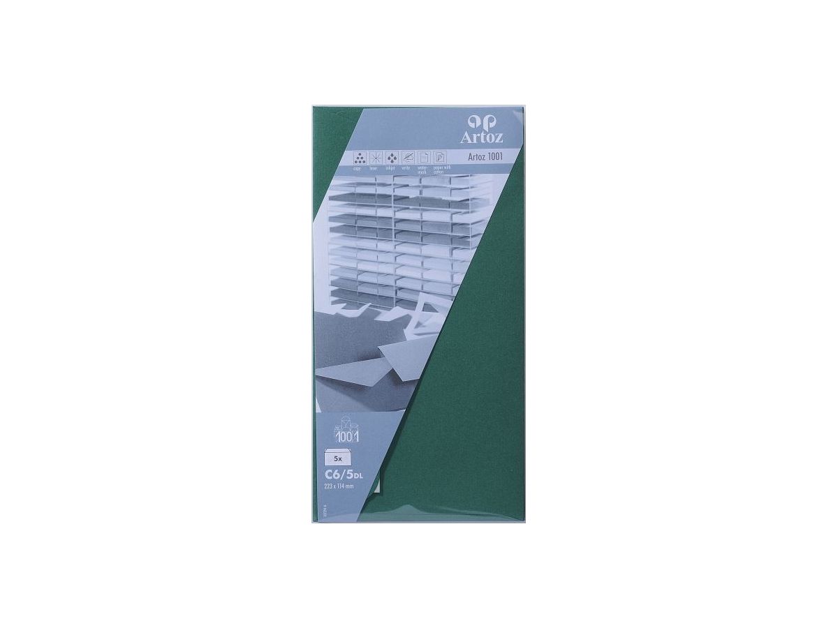 ARTOZ Couverts 1001 C6/5 107294183 100g, racing green 5 Stück (7612450273045)