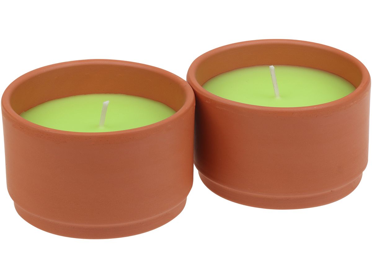 STEINHART Outdoor bougie Terra 50x80mm 2043206000 limette 2 pcs. (4008542272615)