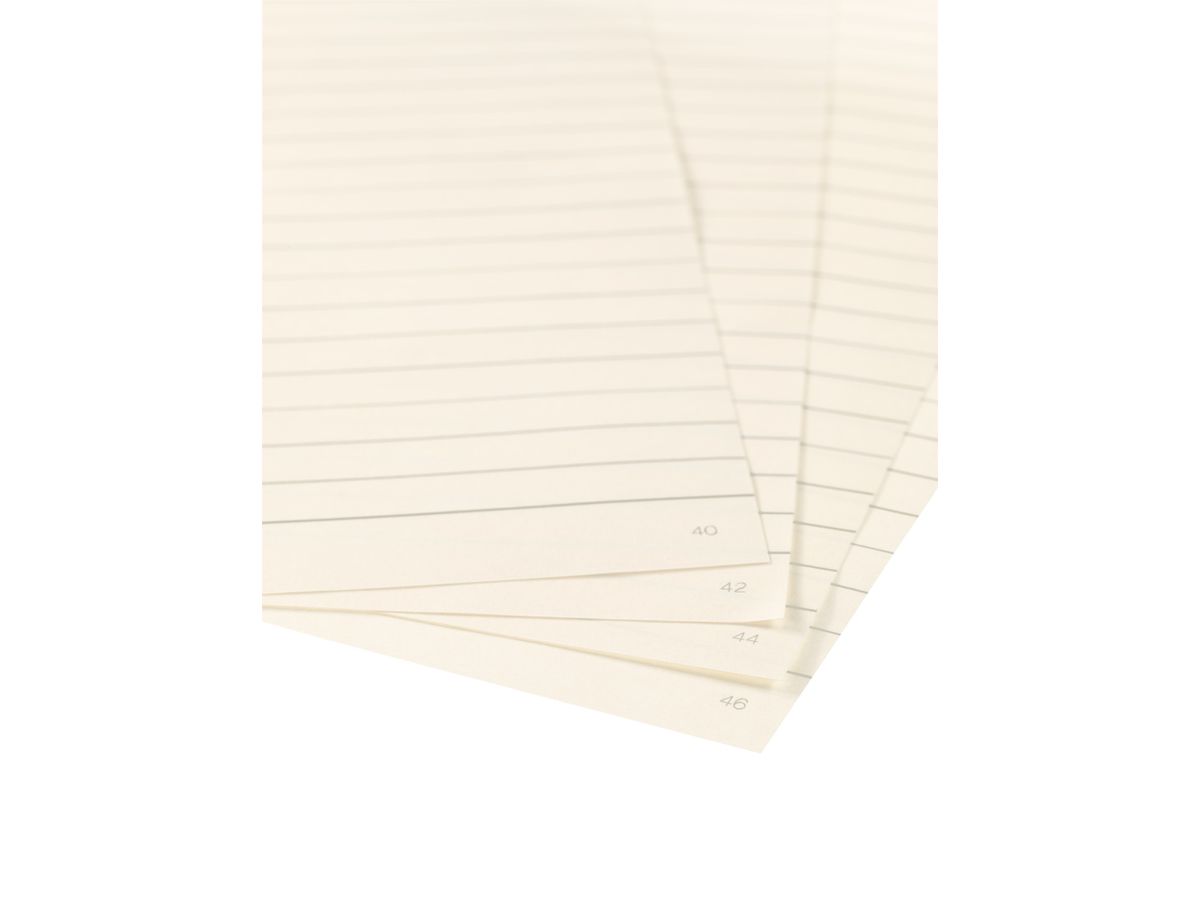 TRANSOTYPE senseBook FLAP REFILL A6 75510601 ligné, S, 135 feuilles beige (8716329071462)
