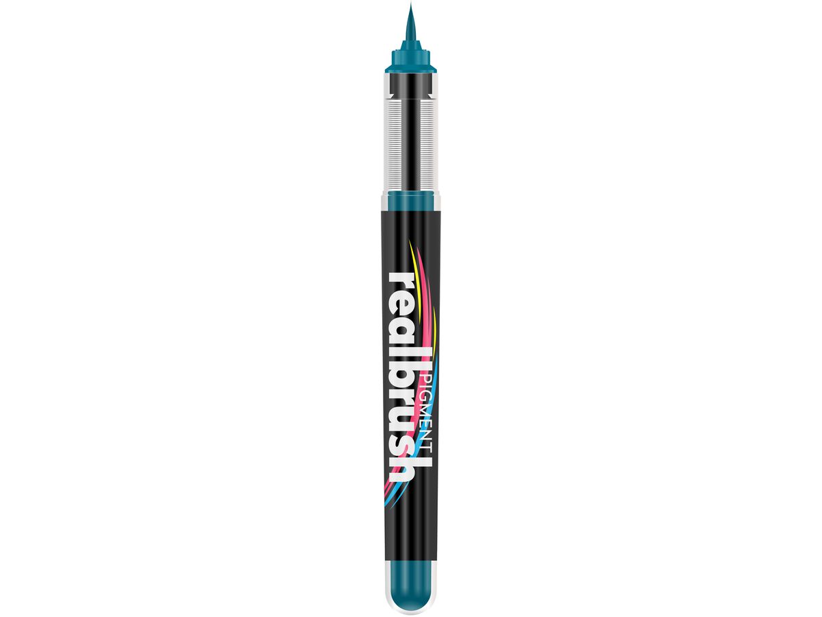 KARIN Real Brush Pen 0.4mm 33Z3145 Pigment, turchese (5904446032197)