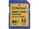 INTENSO SDHC Card PREMIUM 32GB 3421480 UHS-I (4034303019717)