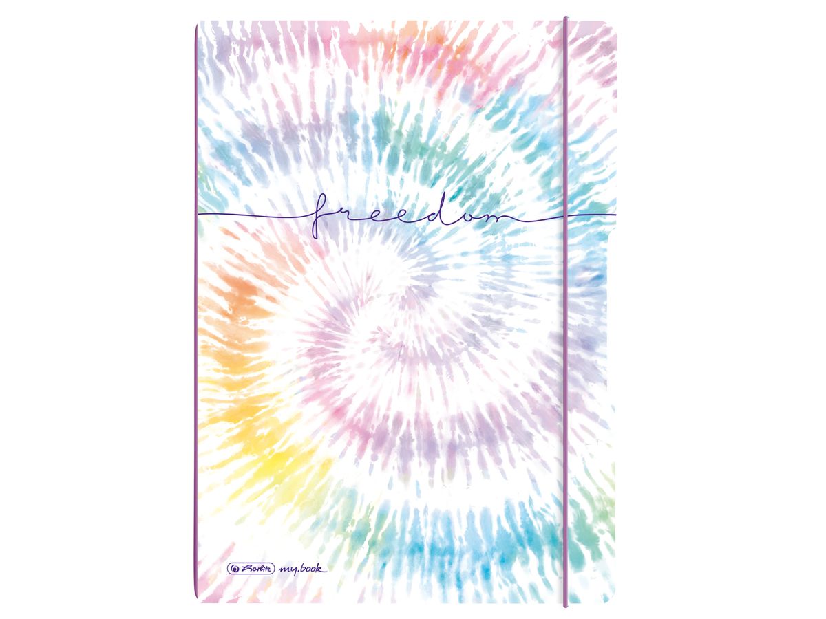 HERLITZ Notizheft A4, 80 g/m2 50044276 New Batik Freedom kar./lin. (4008110366463)