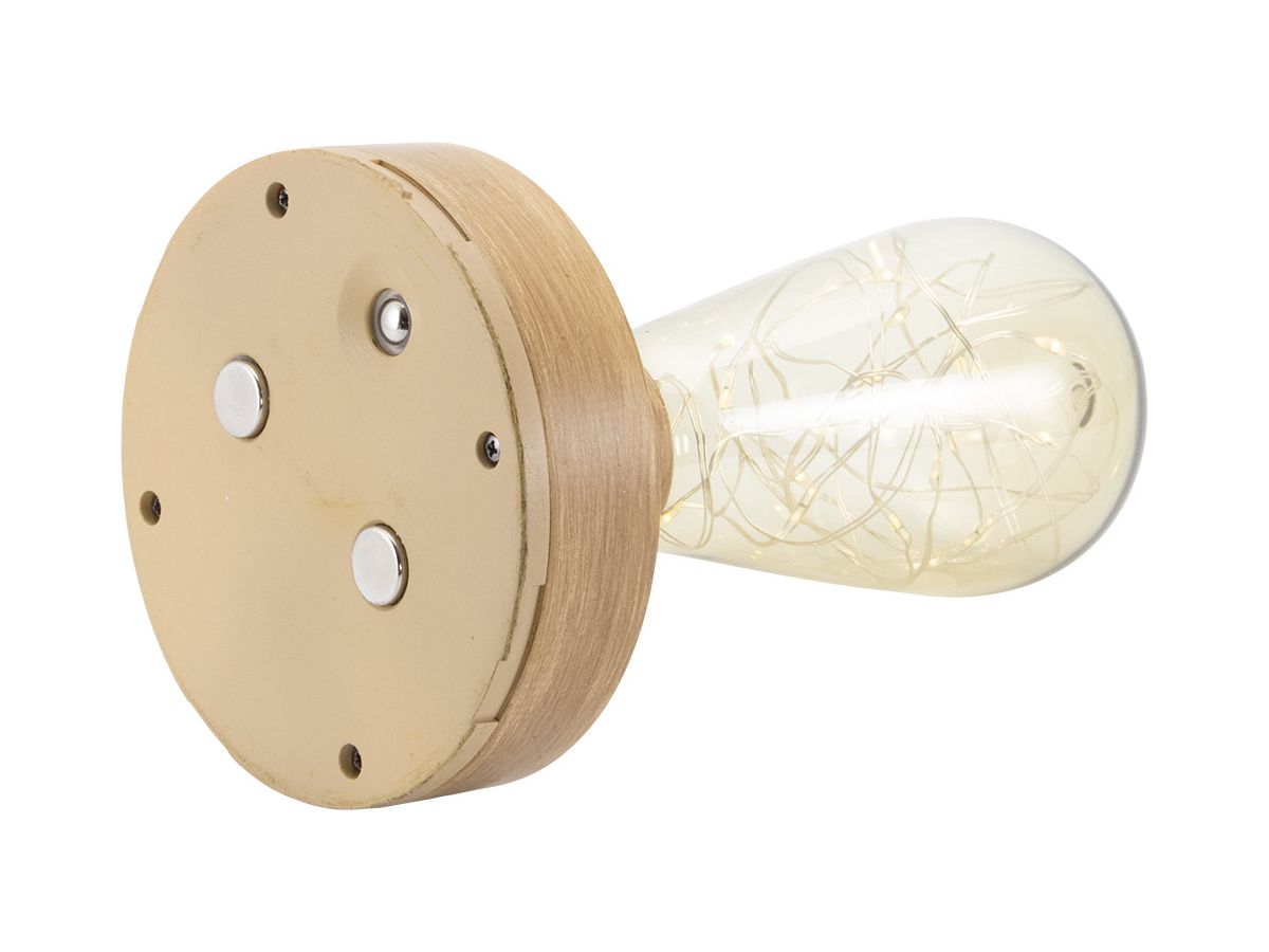 SECURIT Dekoleuchte MARRAKECH LP-MA-BL schwarz/gold, Akku, dimmbar (8720663161062)