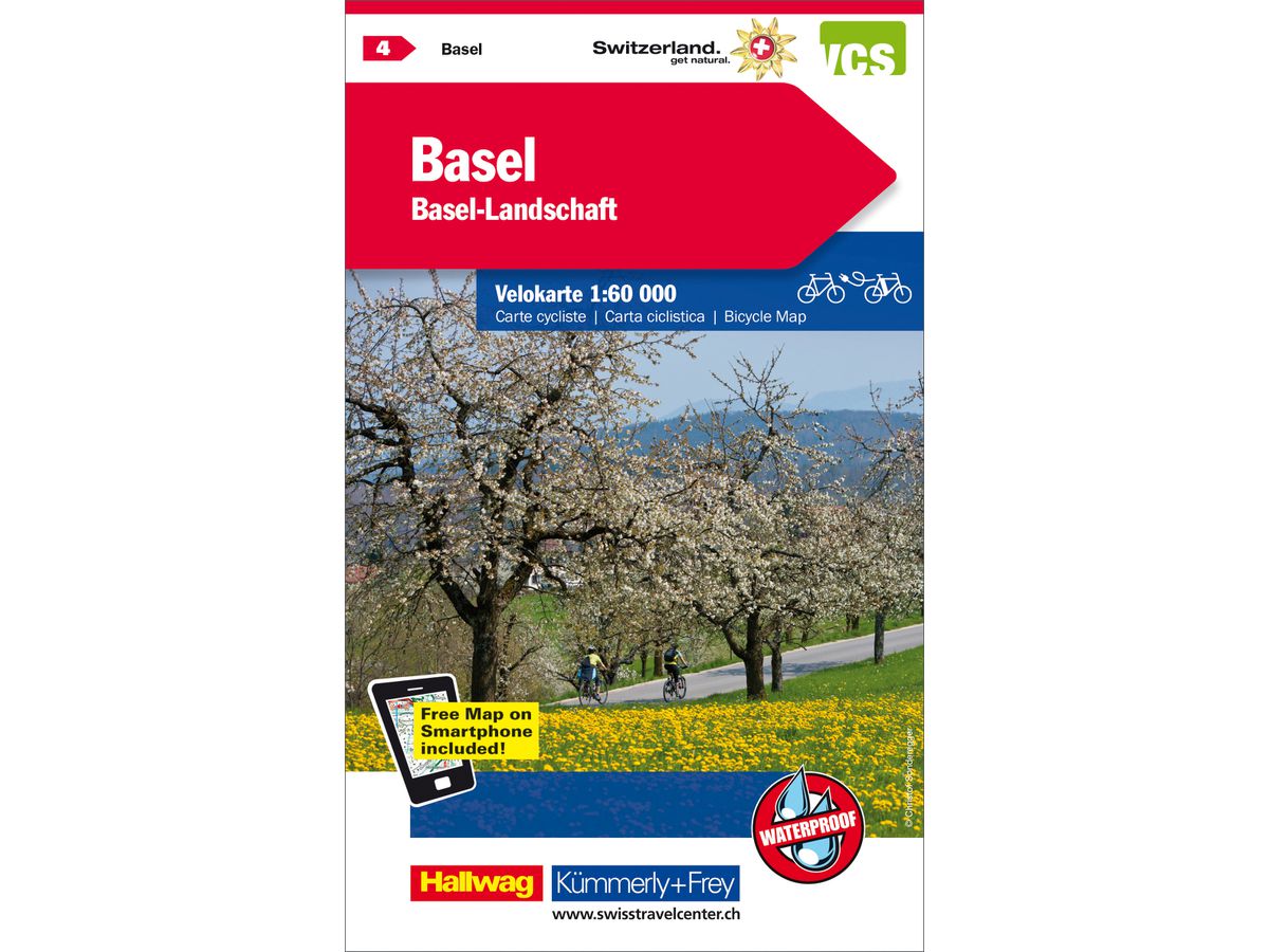 KÜMMERLY+FREY Carte cyclistes Basel-Land 325902404 1:60'000 (9783259024041)