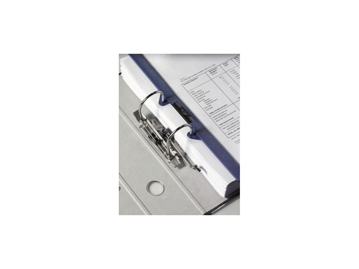 DURABLE Klemmhefter 30 EASY FILE 222907 für 30 Blatt A4 dunkelblau (4005546215075)