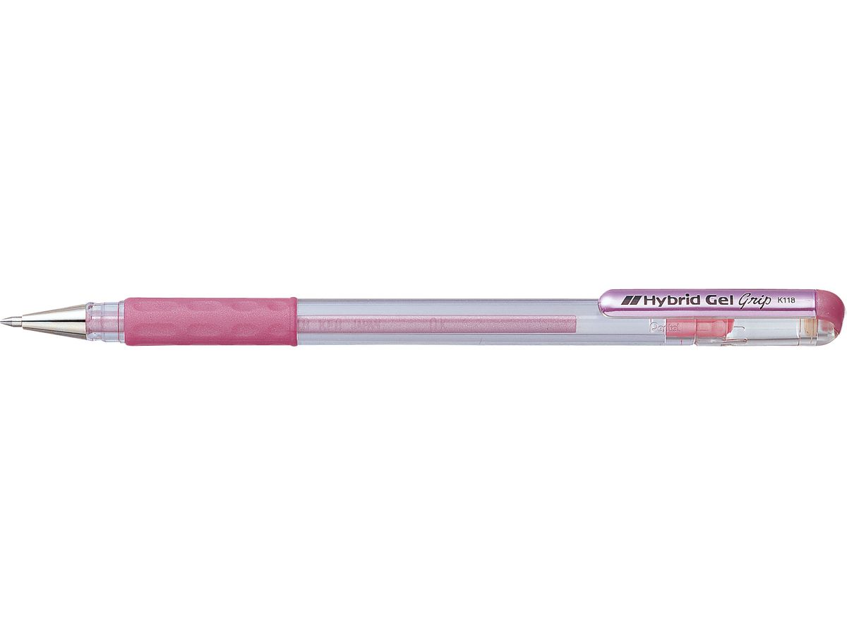 PENTEL Roller Hybrid 0,8mm K118-MP metallic-pink (3474377923168)