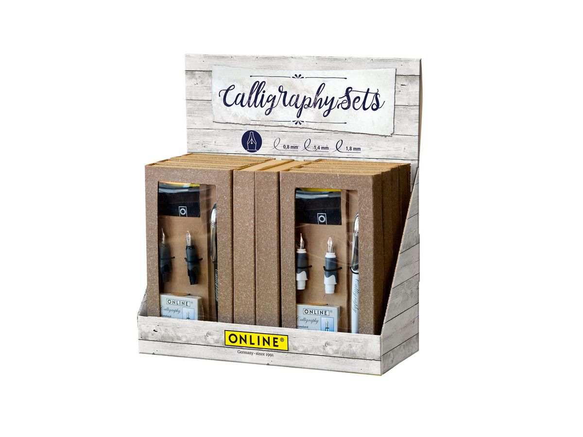 ONLINE Stylo plume Set 10020/10 Black 10 pcs. (4014421100207)