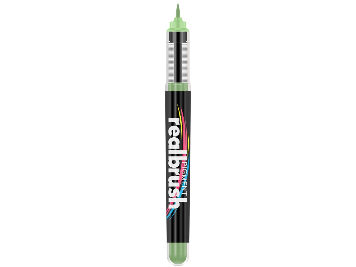 KARIN Real Brush Pen 0.4mm 33Z358 Pigment, verde chiaro past. (5904446032258)
