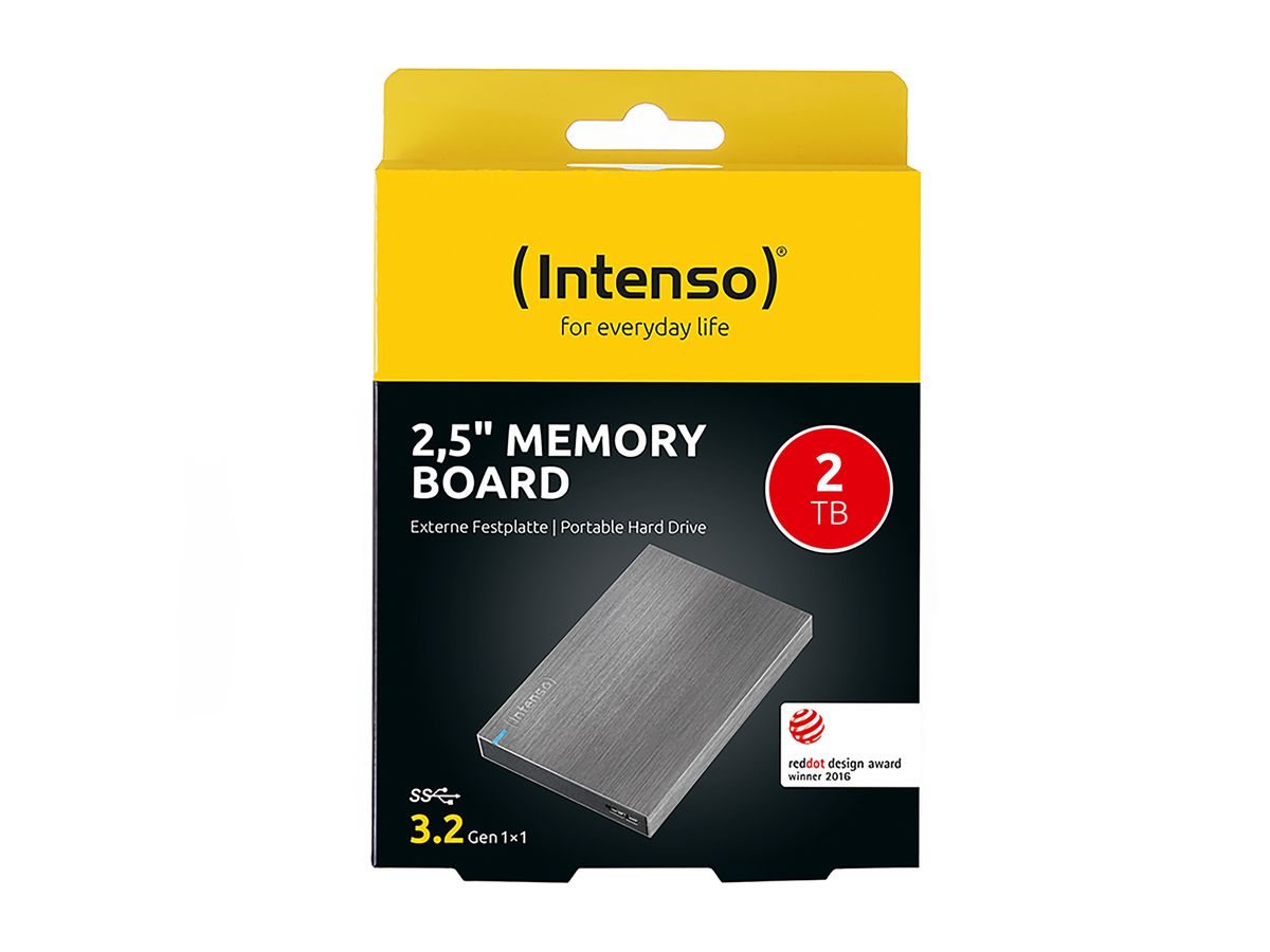 INTENSO HDD Memory Play 2TB 6028680 USB 3.2 2.5 inch antracite (4034303030514)