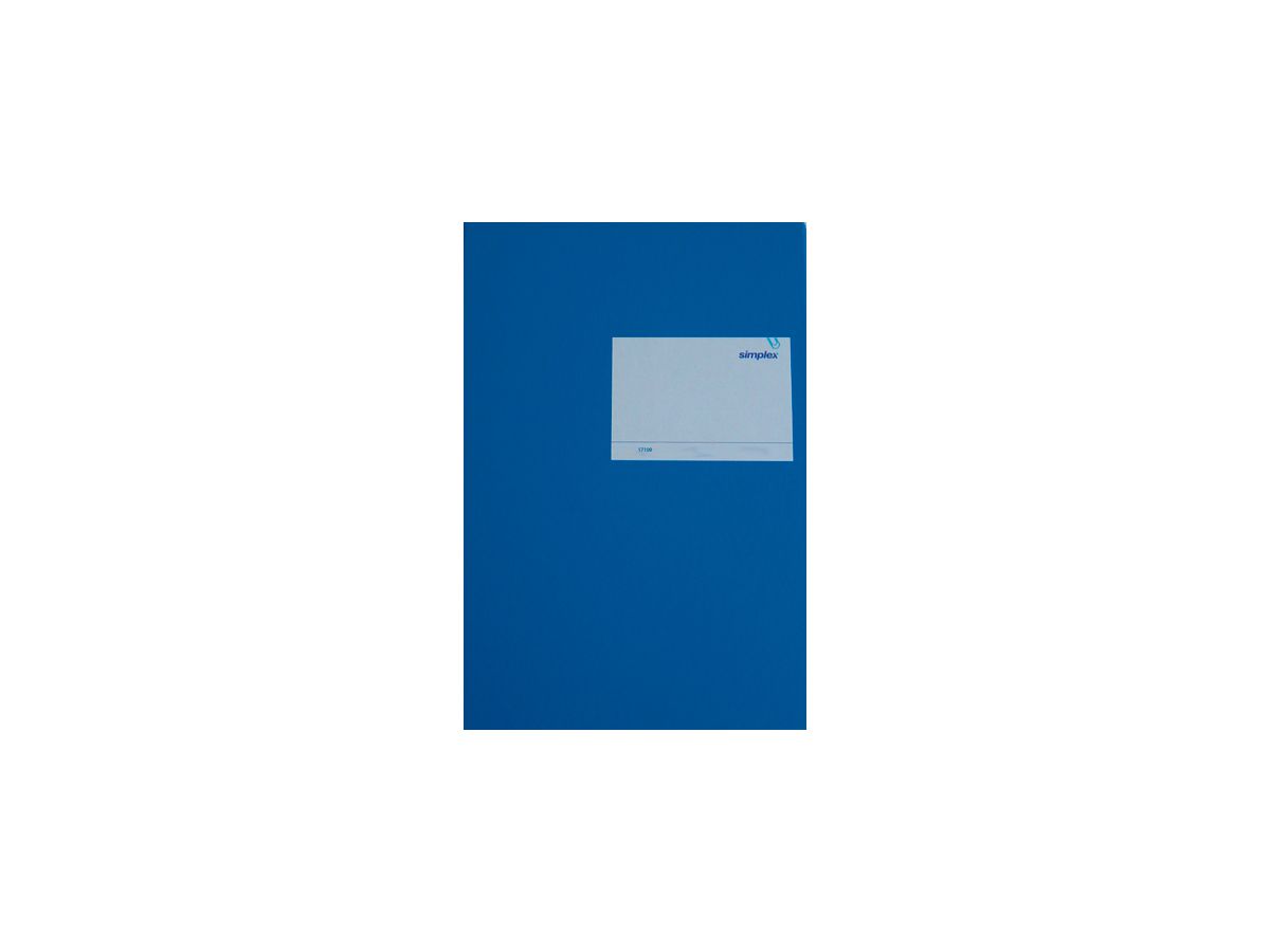 SIMPLEX Registre A4 17109 bleu 40 feuilles (7611468171091)