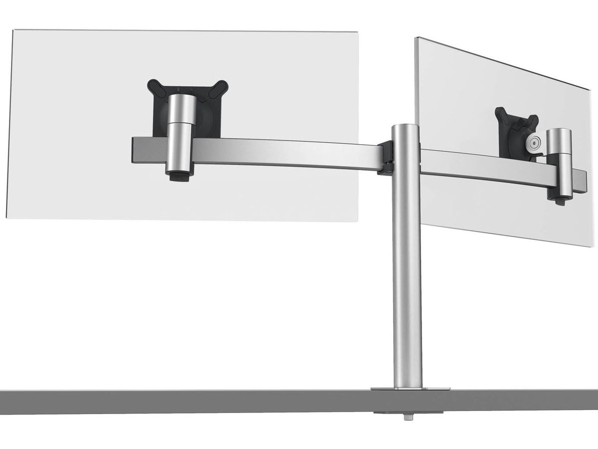 DURABLE Support double 508623 p. 2 écrans,passe-câble (4005546998411)