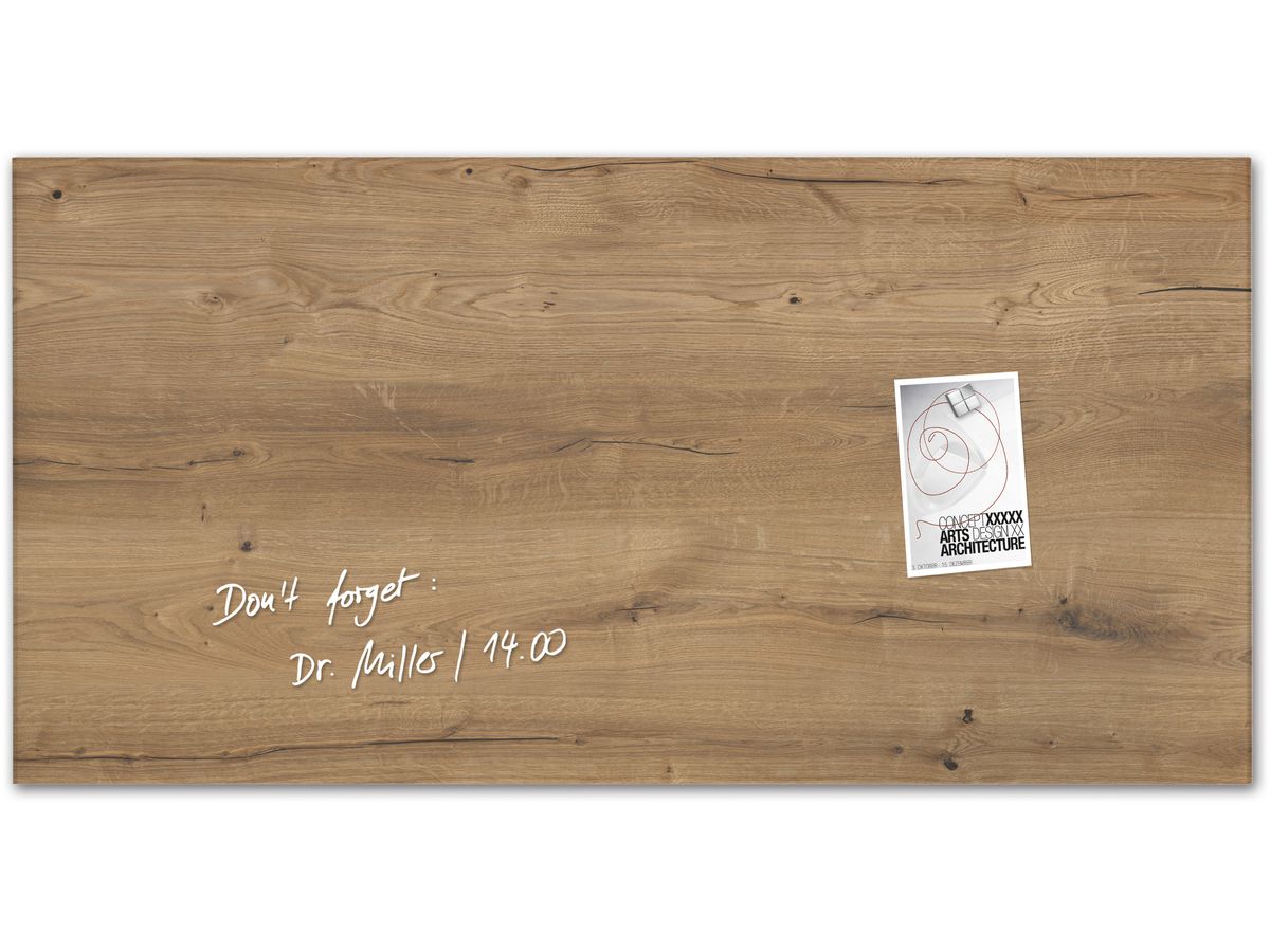 SIGEL Glass Calamitaboard GL258 Natural-Wood 910x460x15mm (4004360843976)