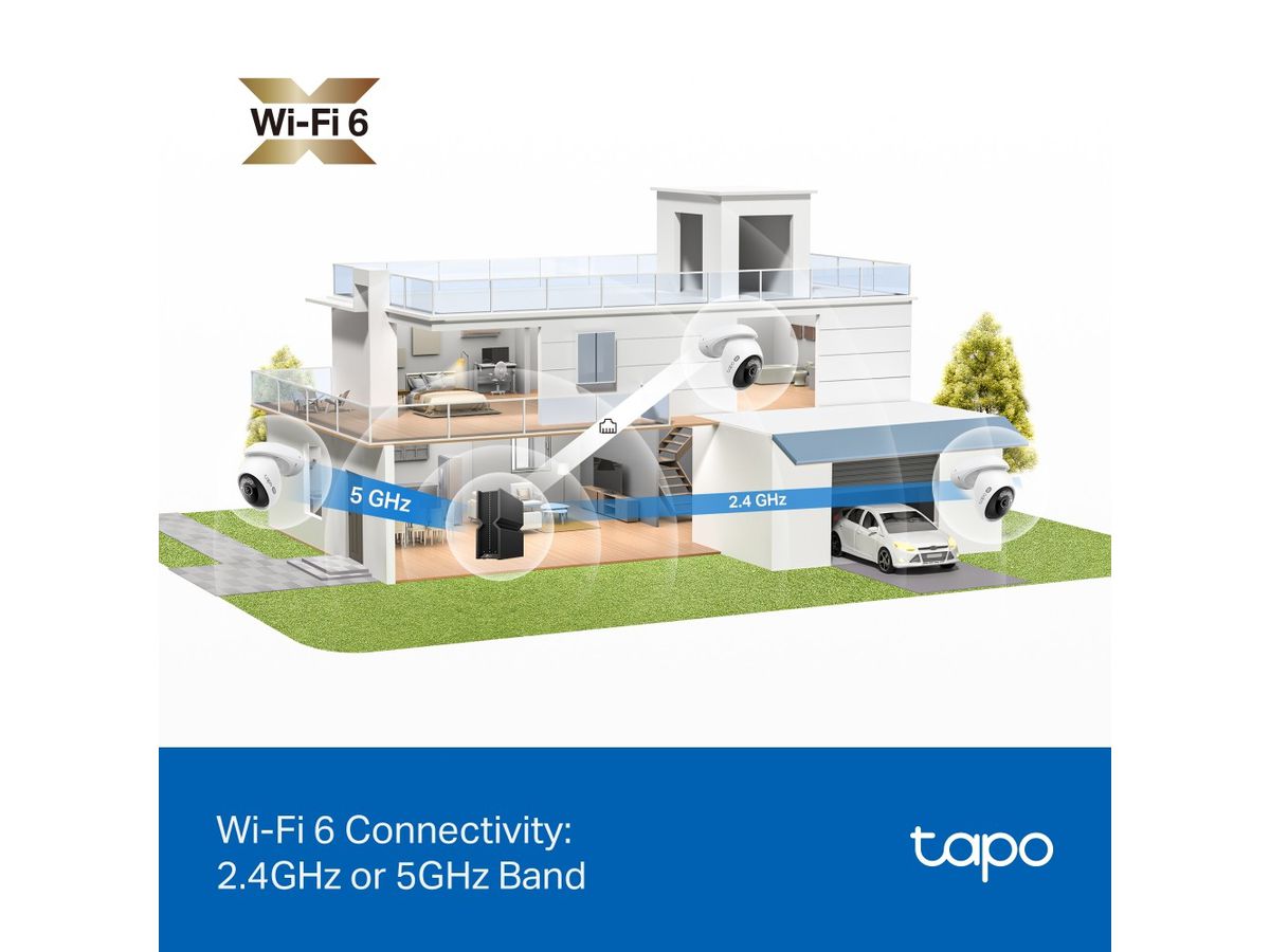 TP-LINK Outdoor Pan/Tilt Security Cam Tapo C560WS 4K, Smart AI (1210002602693)