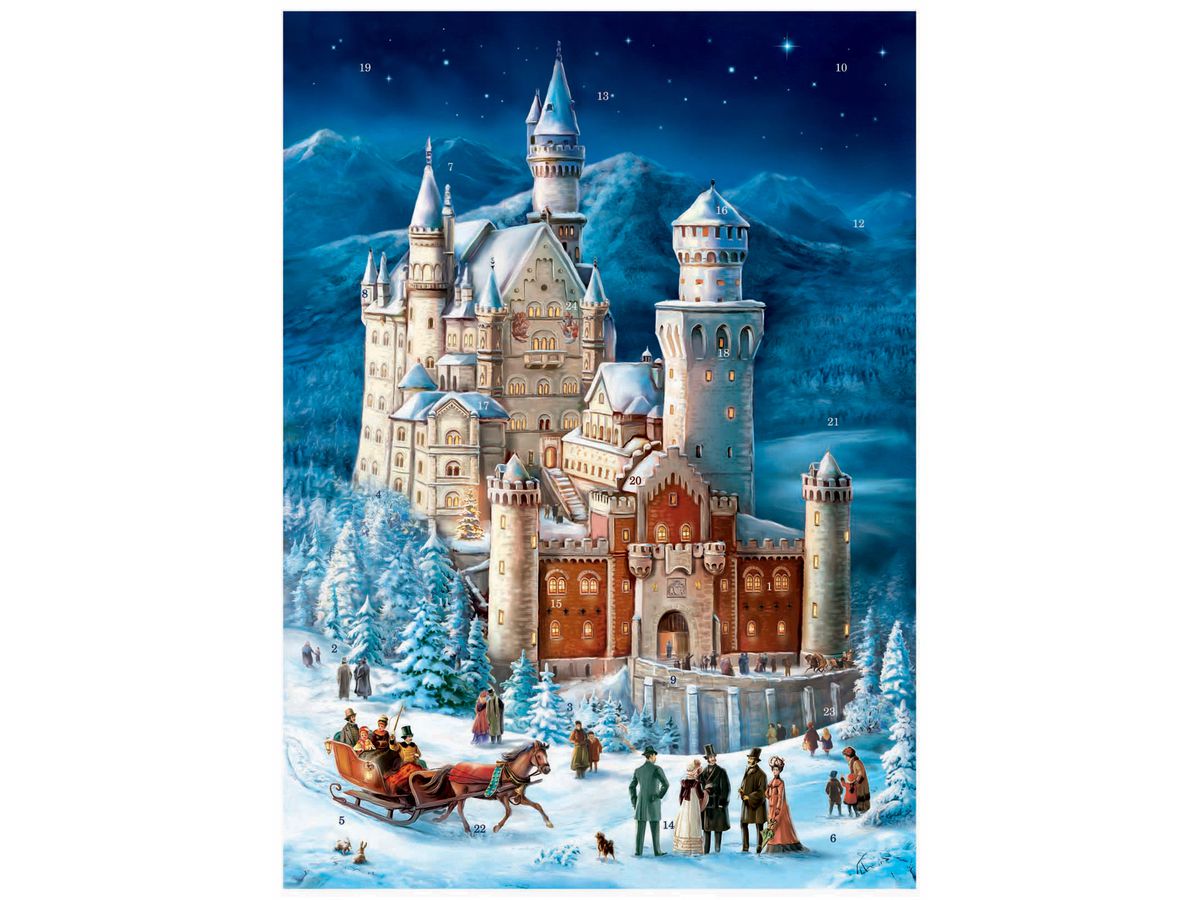 SELLMER Calendario dell'avvento 300 324 Neuschwanstein (4025985993242)