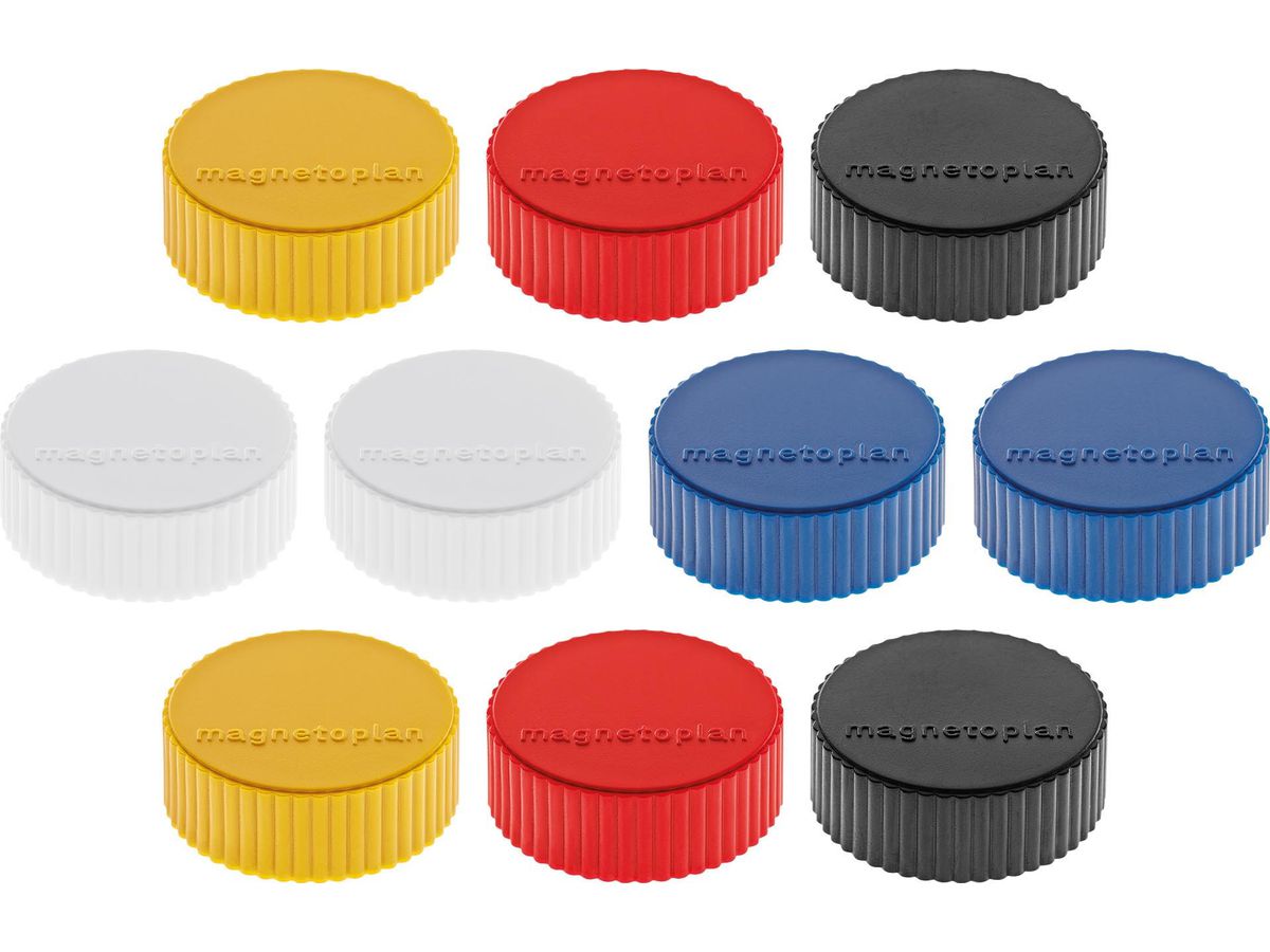 MAGNETOPLAN Aimant Discofix Magnum 34mm 1660010 ass. ca. 2 kg 10 pcs. (4013695014968)