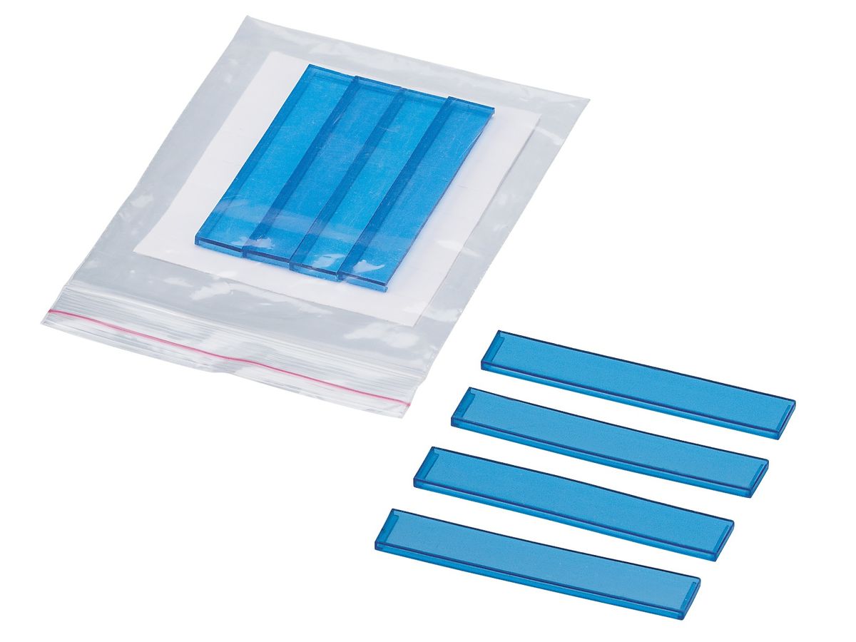 STYRO Beschriftungshülse styrokay 10-986.92 grau 7.4cm 10 Stück (7612176105019)