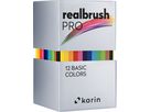 KARIN Real Brush Pen Pro 0.4mm 31C Basic Colours 12 pezzi (5904446031312)